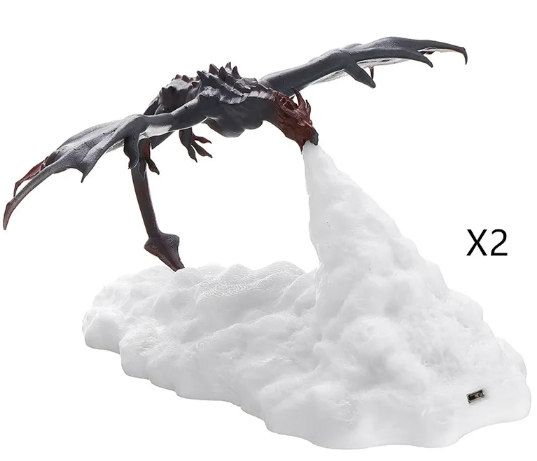 3D Printed LED Dragon Lamp