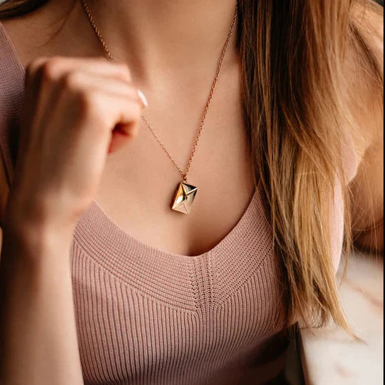 Envelope Necklace Gift For Mother Day