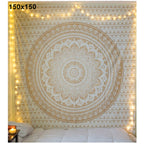 Bohemian Mandala Wall Tapestry And Yoga Mat Decor